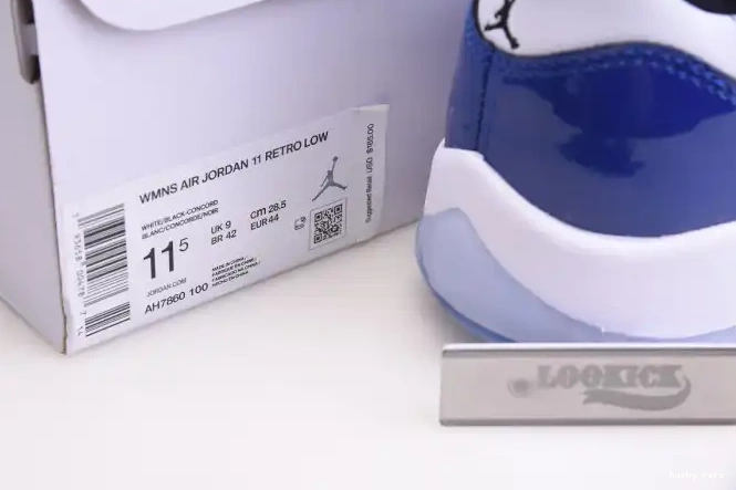 Rep Husky Concord Air Jordan Retro White AH7860-100 Low 11 0615